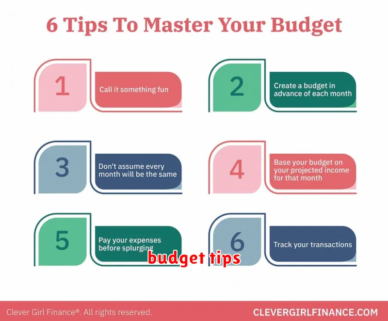 budget tips